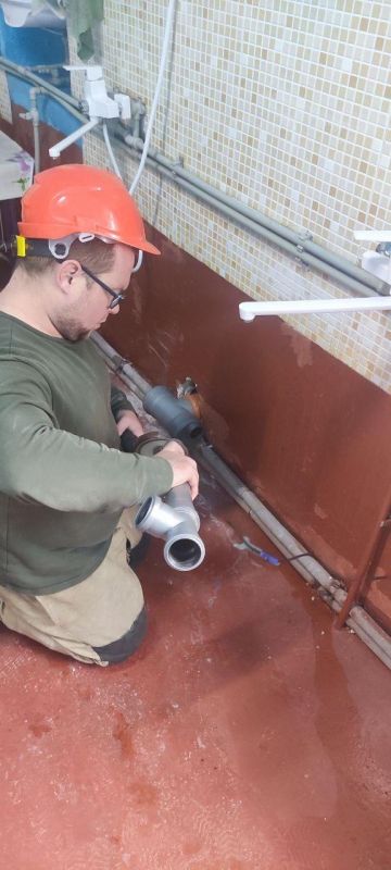 Рязанский водоканал заменил участок канализации в детском саду Чаплинского района