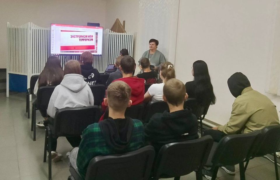 Профилактическая беседа в Краснянском сельском Доме культуры