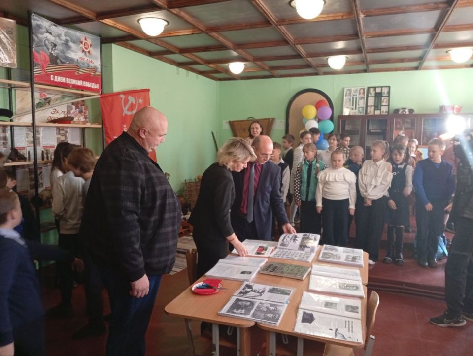 В Лазурненской школе Скадовского района состоялось торжественное открытие школьного музея