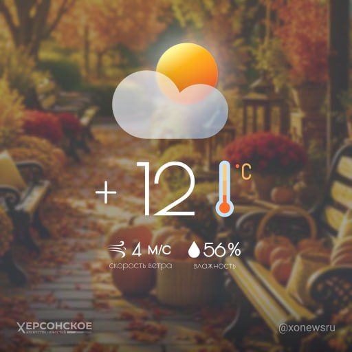 Солнечная погода ожидается в Херсонской области во вторник