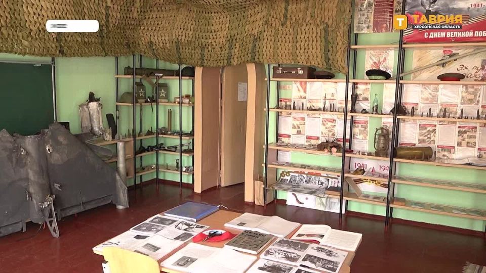 В Лазурненской школе открылся музей, посвященный истории и культуре родного края