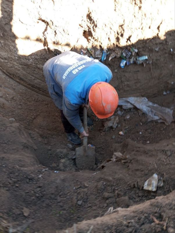 Сотрудниками Каланчакского ТПУ проведены работы по ремонту сетей водоснабжения и водоотведения