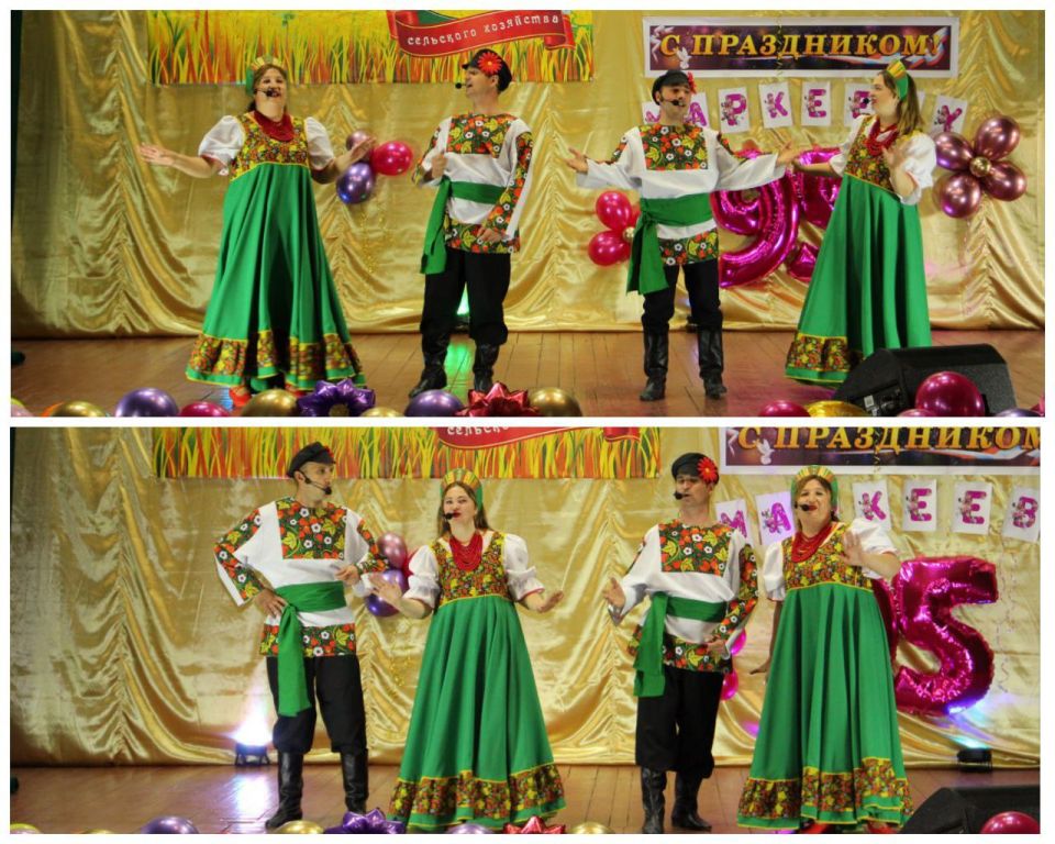 В с. Маркеев прошел праздничный концерт, приуроченный к 95-летию со дня основания села