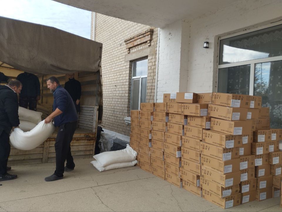 Прибыла гуманитарная помощь