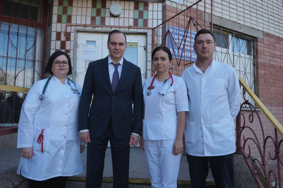 Врачи из Мордовии ведут приём пациентов в Каланчакской ЦРБ