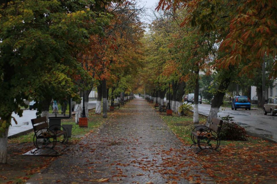 Осень в Каховке. Вот такой красивый вид открывается прямо на улице Пушкина в Каховке