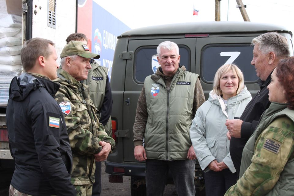 Кубанские единороссы доставили 8 тонн гуманитарной помощи жителям Херсонской области