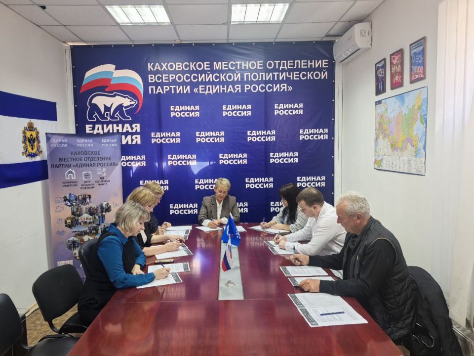 Каховский округ присоединился к III Всероссийскому научно-технологическому диктанту «Единой России»