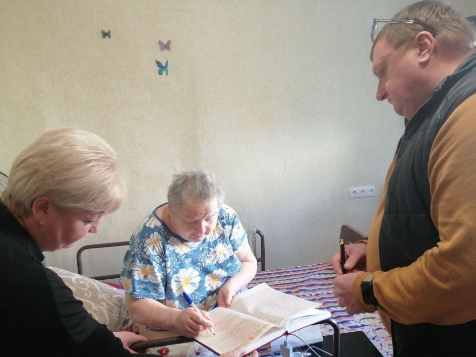 В Каховке прошел очередной выездной прием нотариуса