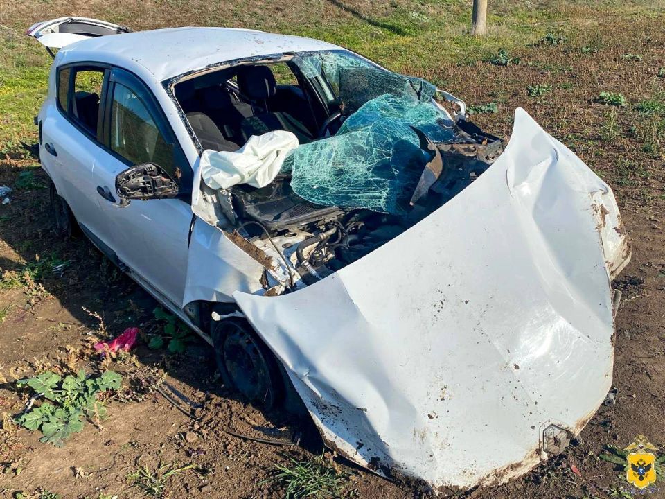 В Каховском округе полиция устанавливает обстоятельства ДТП с 4 пострадавшими