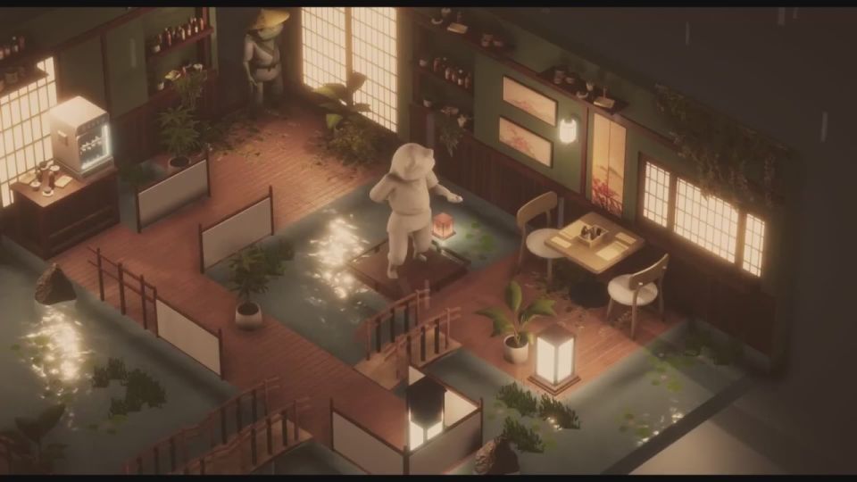 Медленно, неспешно кормить японских жаб