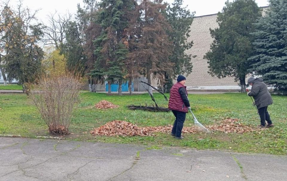 Уборка территории в Великолепетихском округе