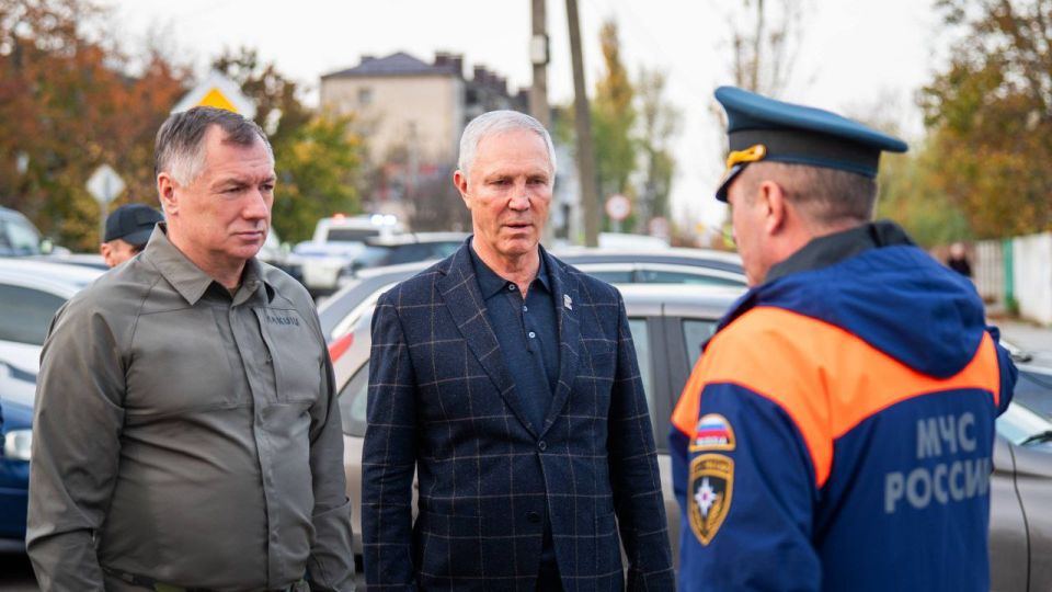 Хуснуллин проверил восстановительные работы в Херсонской области