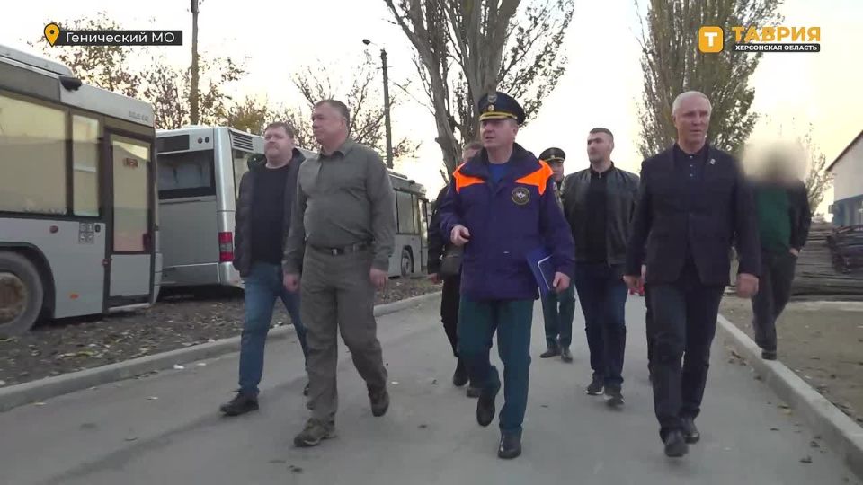 Марат Хуснуллин с рабочим визитом посетил Херсонскую область