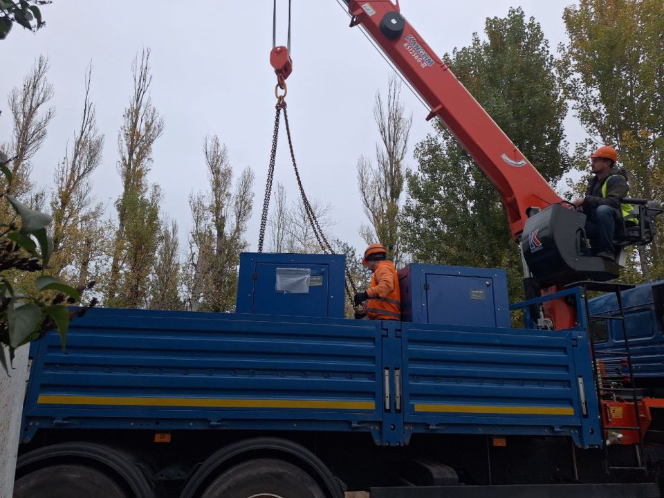 Социальные учреждения Генического округа получили электрогенераторы от Псковской области
