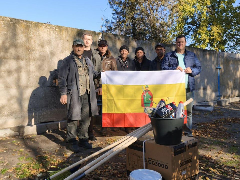 Рязанцы оказали помощь службе ЖКХ Великолепетихского округа