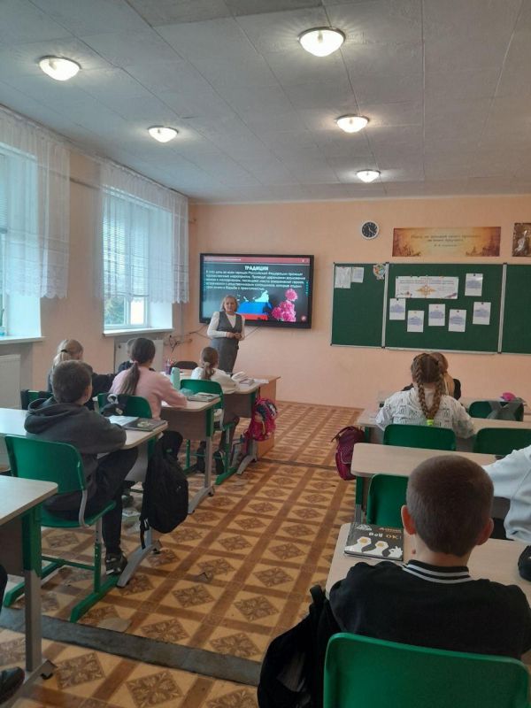 Урок мужества в Константиновской школе Горностаевского МО