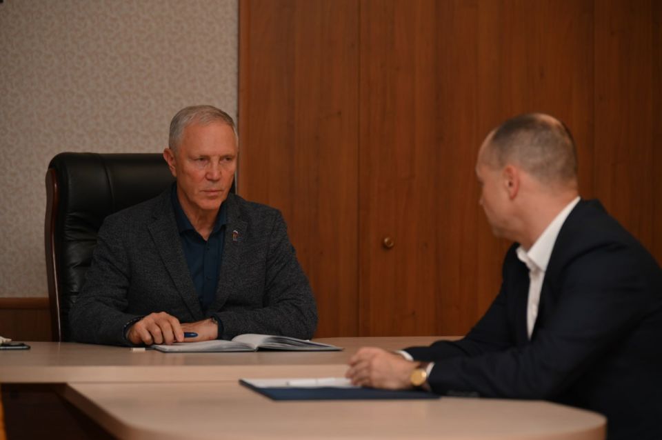 Владимир Сальдо: Развитие банковской сети и повышение доступности финансовых услуг для херсонцев обсудили с вице-президентом — региональным директором ПСБ Алексеем Гришиным