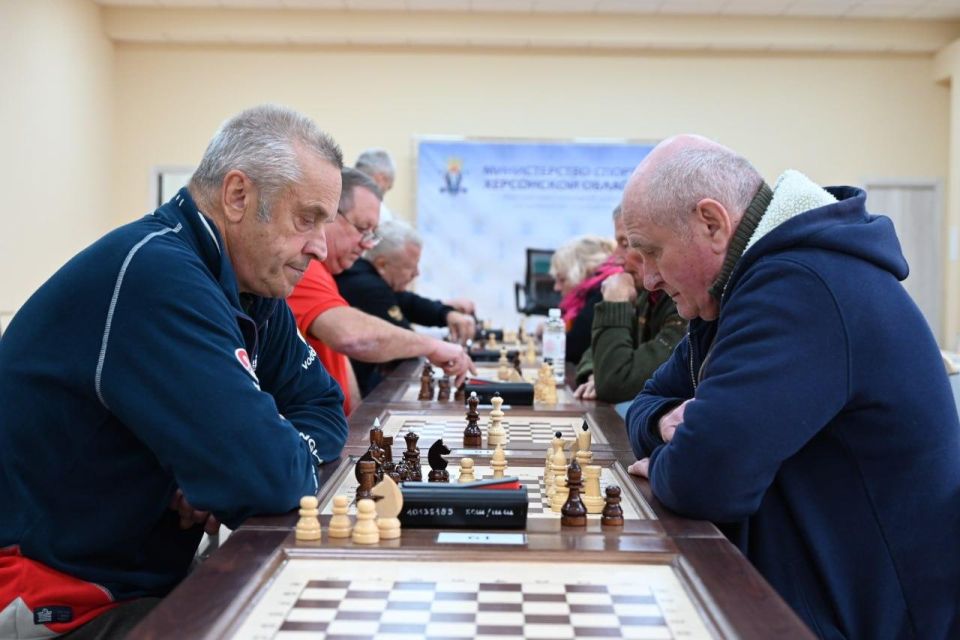 Кубок ветеранов по шахматам разыгран в Скадовске