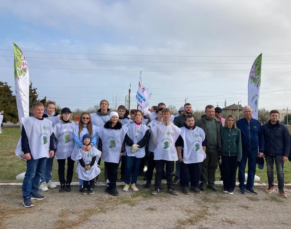 В Херсонской области высадили 80 кленов в память о героях войны