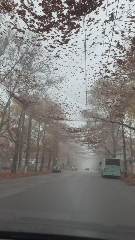 Накрытые сетками улицы оккупированного противником Херсона