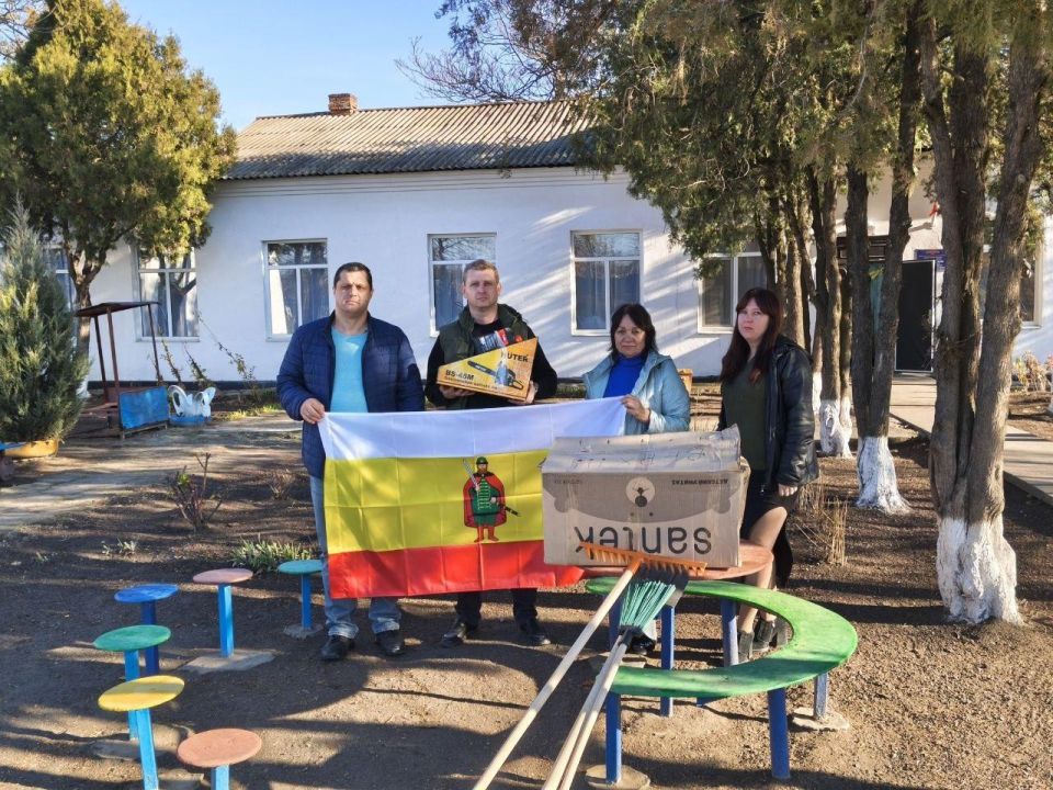 Рязанцы привезли гуманитарную помощь в Рубановский детский сад