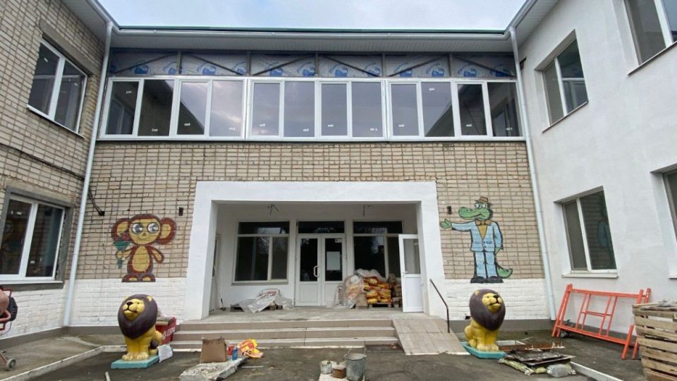 Ремонт Красненского детского сада вышел на финишную прямую