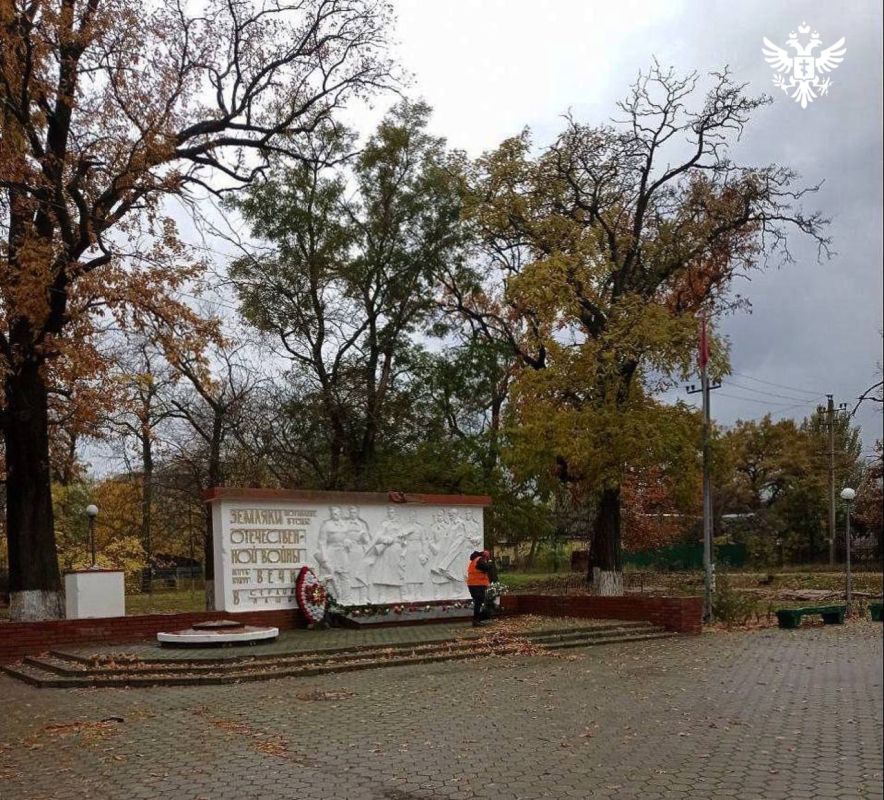 Работы по благоустройству в Голой Пристани не прекращаются, несмотря на обстрелы