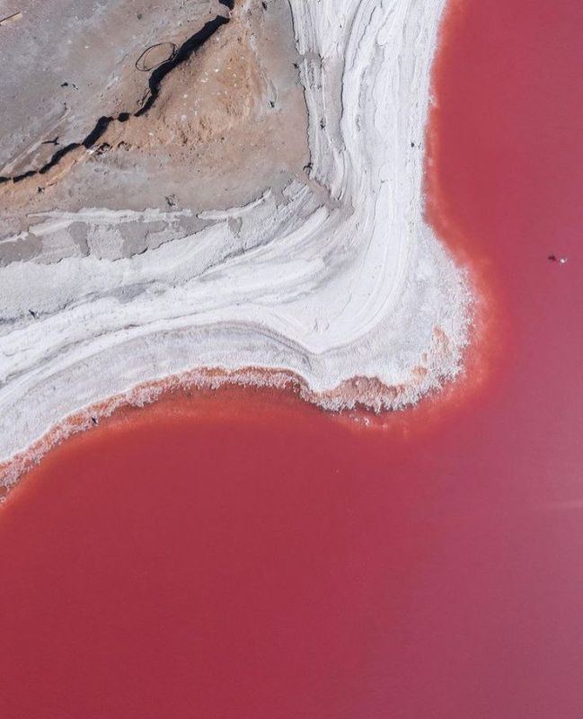 Геническое солёное озеро, Арабатская стрелка