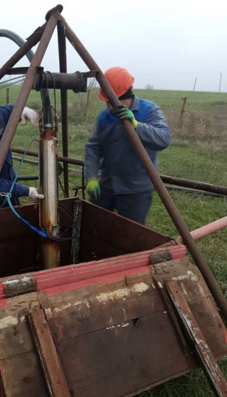 Сотрудники Горностаевского ТПУ выполнил комплекс плановых и аварийно-восстановительных работ на объектах водоснабжения