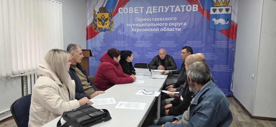 На прошлой неделе состоялась внеочередная сессия Совета депутатов Горностаевского МО