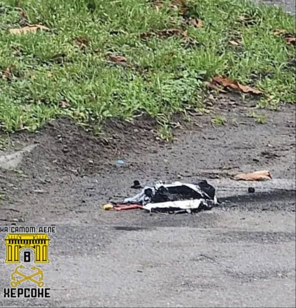 В Новой Каховке обезврежен неразорвавшийся беспилотный летательный аппарат