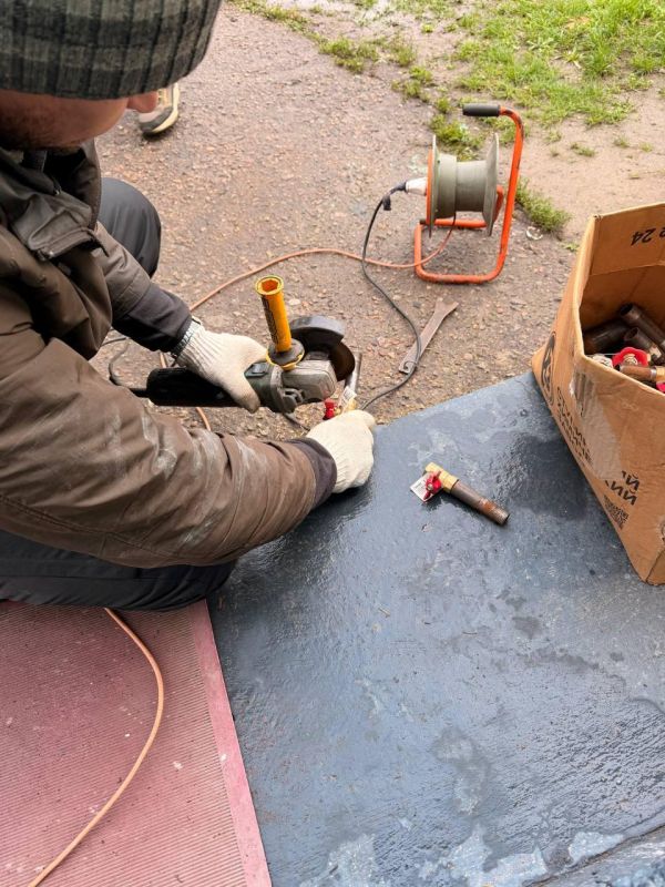 Рязанцы провели ремонт отопления в Хлебодаровской школе