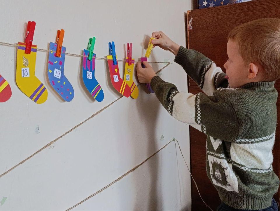 В селе Азовское начался обратный отсчёт до Нового года