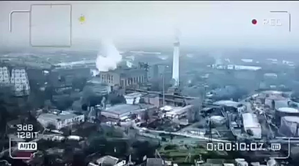 Массированный удар по Херсонской ТЭЦ