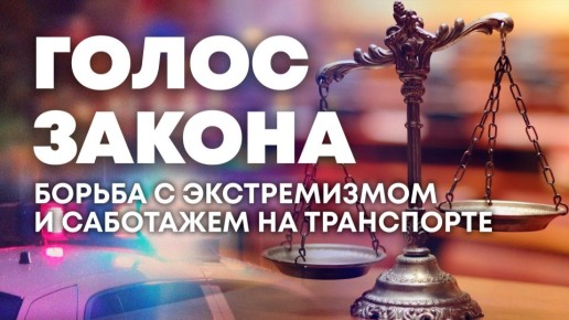 Методы борьбы с экстремизмом и саботажем на транспорте — в программе "Голос закона"