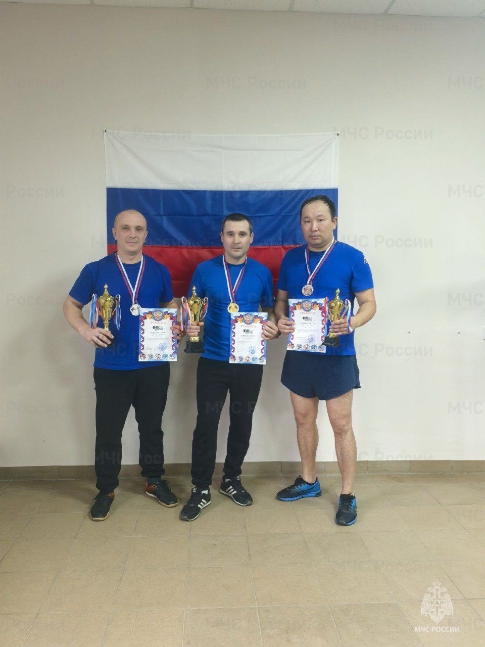 Сотрудники МЧС Херсонской области приняли участие в турнире по настольному теннису