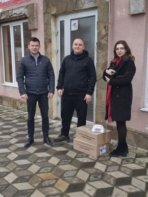 Комсомольцы Херсонщины передали помощь для ГБОУ ХО "Новодмитровская школа Ивановского района"