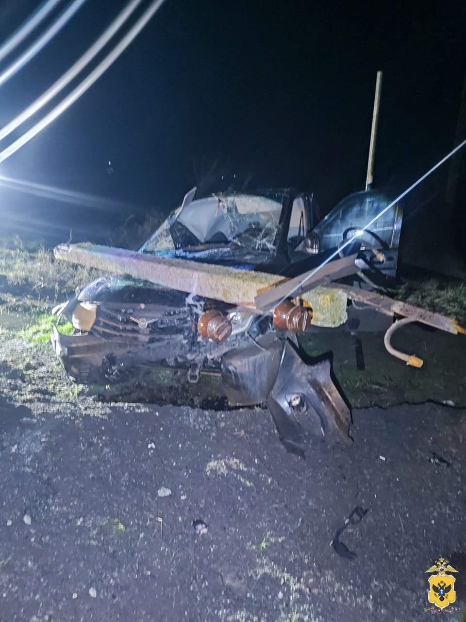 В Нижнесерогозском округе полицейские устанавливают обстоятельства ДТП, в результате которого 1 человек погиб и двое пострадали