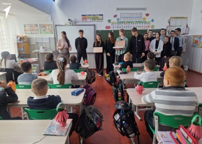 Первые Чаплинской школы № 1 провели мастер класс для Орлят России