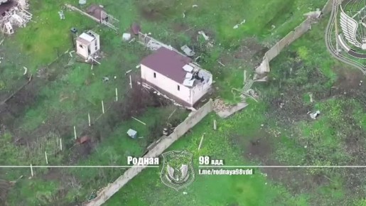 Бойцы 217-го пдп 98 гв. вдд ВДВ из состава ГрВ "Днепр" уничтожили очередной ПВД ВСУ!