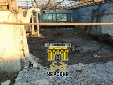 В Васильевке Запорожской области нацисты посредством двух дронов атаковали помещения местного зоопарка