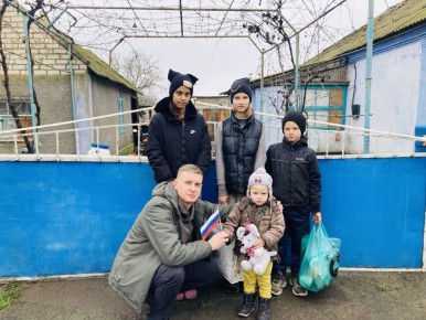 Рязанская область поддержала многодетные семьи Великолепетихского округа гуманитарной помощью