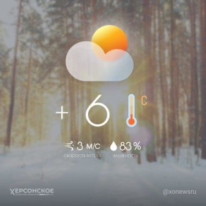 Солнечная погода ожидается в Херсонской области в среду