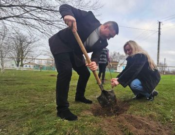 В селе Широкое высадили «Сад памяти»
