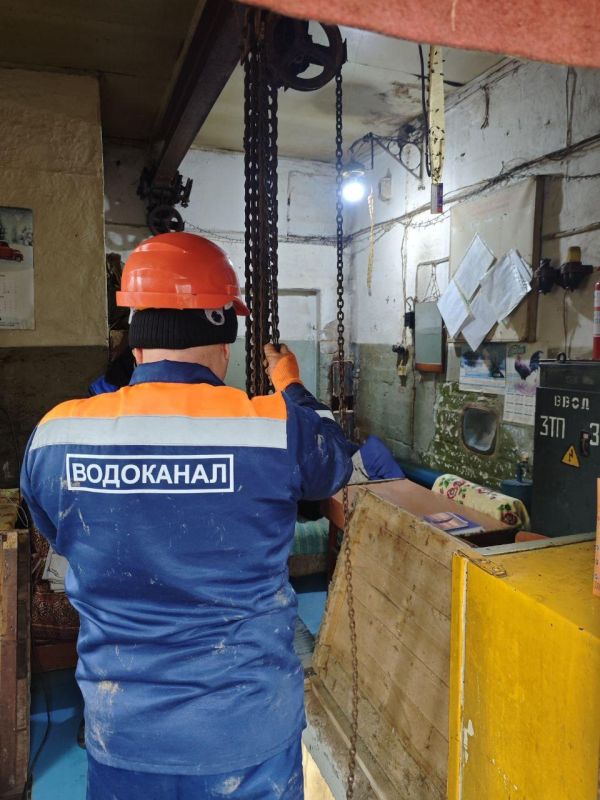 Бригада рязанского водоканала устранила аварийную ситуацию в посёлке Аскания-Нова Чаплынского округа