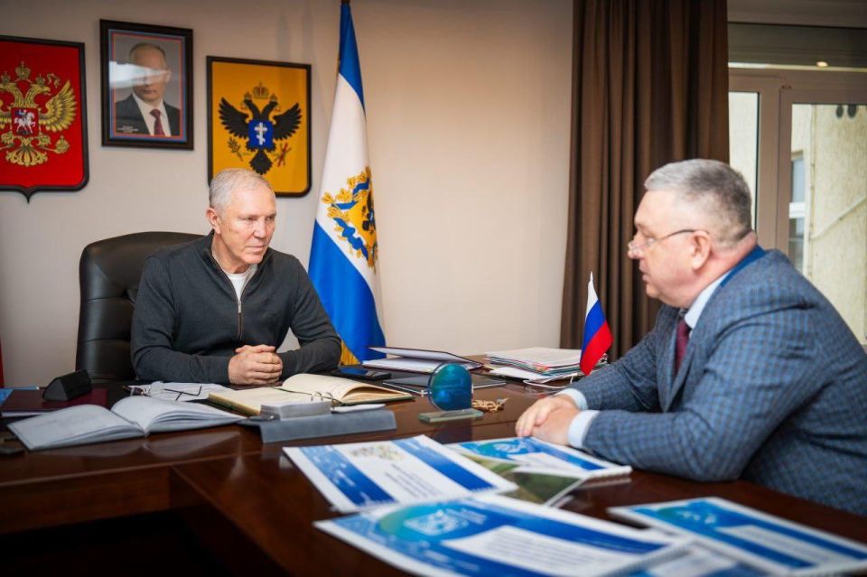 Губернатор Херсонской области и руководитель регионального Росреестра обсудили совместную работу в 2025 году