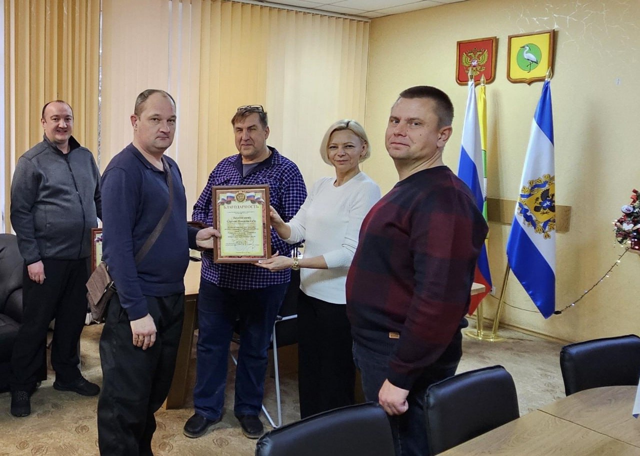 В Чаплинском округе наградили рязанских специалистов