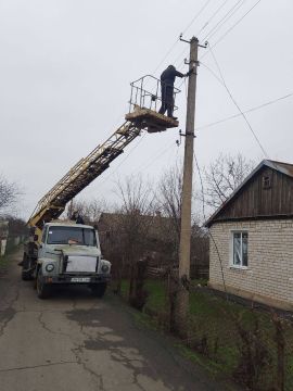 В селе Степное зажгли новые фонари по просьбе жителя