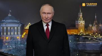 Владимир Путин поздравил жителей России с Новым годом